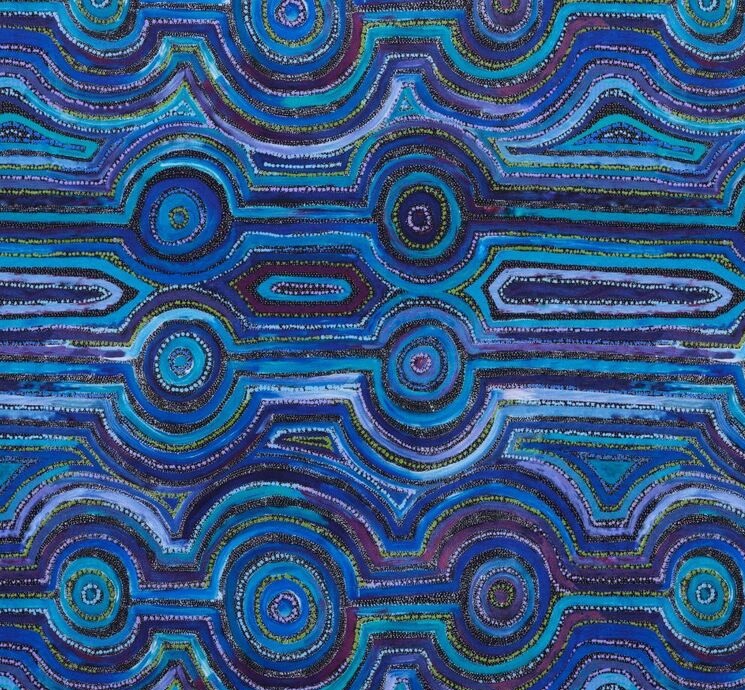 Ricardo Gallagher, Emu Dreaming (Drill) by Ricardo Jampijinpa Gallagher